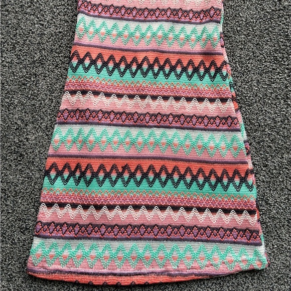 Shein Girl’s Pink/Orange/Green Crochet Style Dress, Size 7Y - Picture 5 of 8